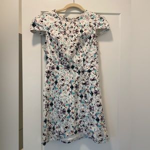 Mini dress with cool open back!